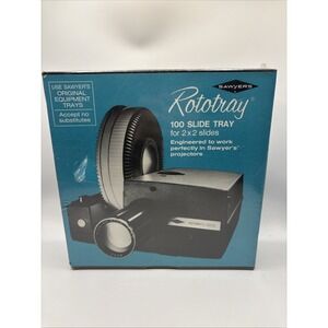 Sawyer's Rototray Rotary Projector Slide Tray 100 2x2, #6214 Brand New Sealed